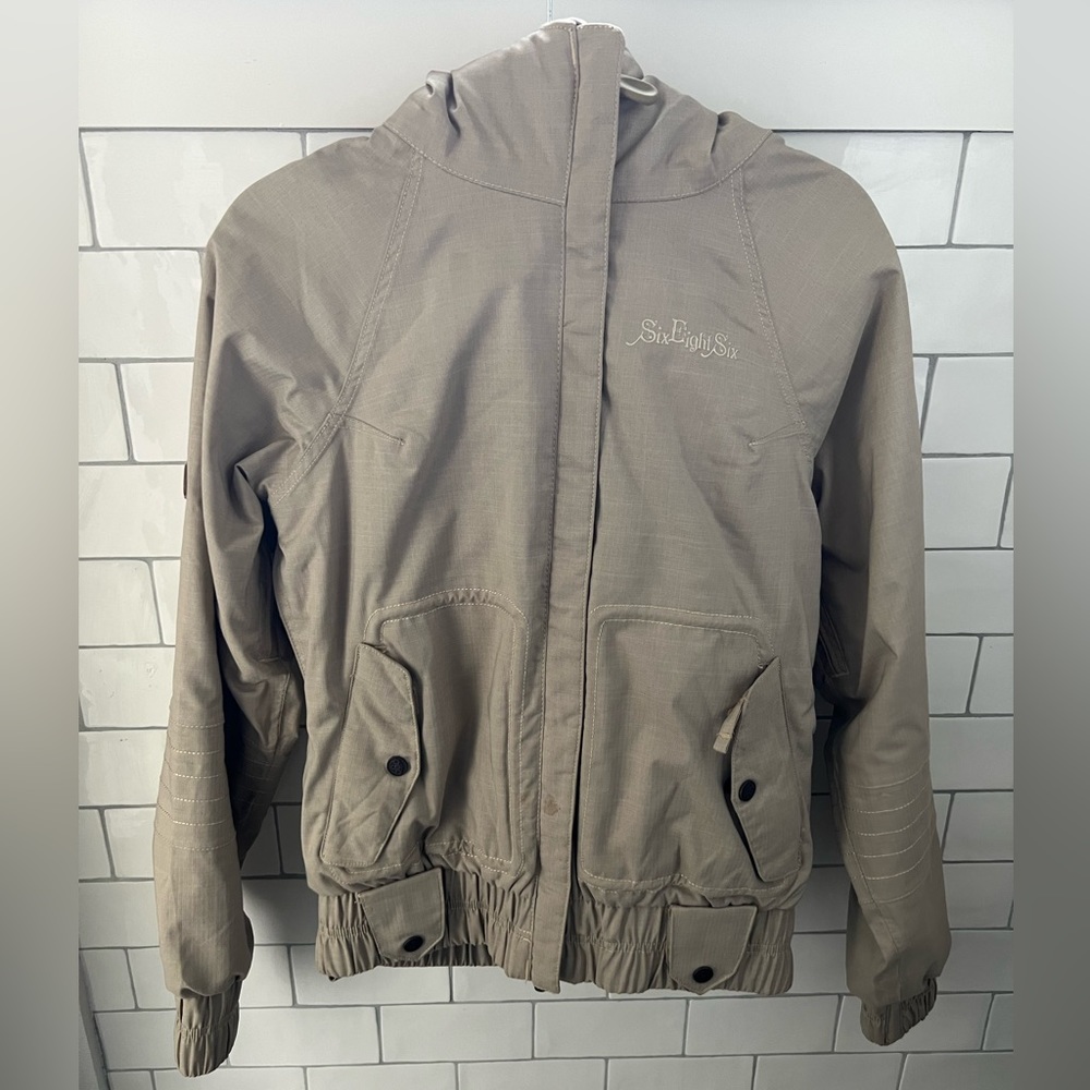 686 Ski Jacket - Beige - Size Small